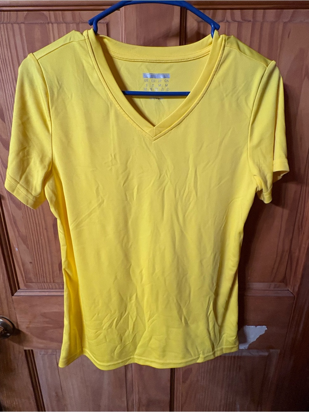 Yellow V-Neck Women’s Top